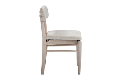 Bassett Mirror - Horizons White Boucle Dining Chair (Set of 2) - 2533-DR-800-2 view 2