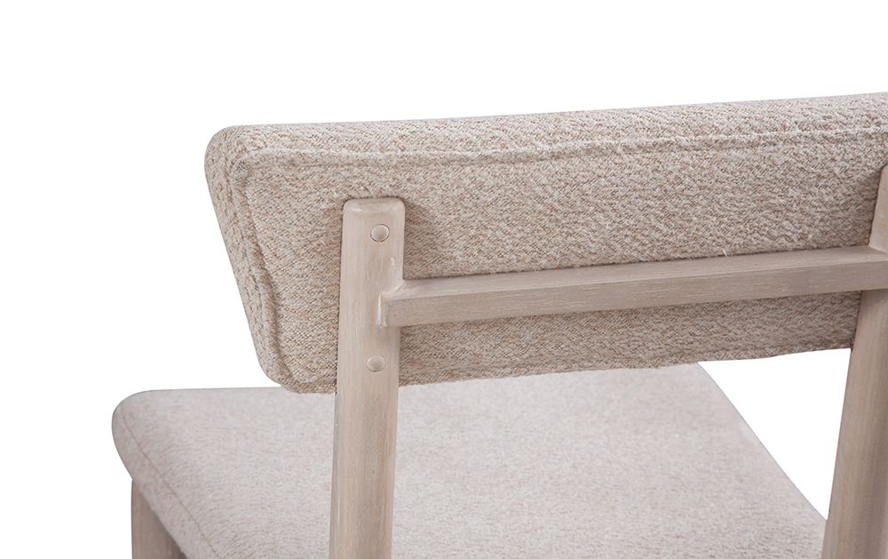 Bassett Mirror - Horizons White Boucle Dining Chair (Set of 2) - 2533-DR-800-2 view 4