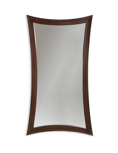 Bassett Mirror - Hour Glass 82" Brown Floor Mirror - M2464 view 1