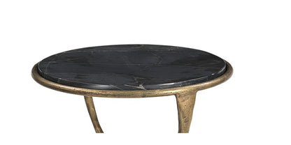 Bassett Mirror - Hourglass Black Marble Accent Table - 5606-LR-223 view 3