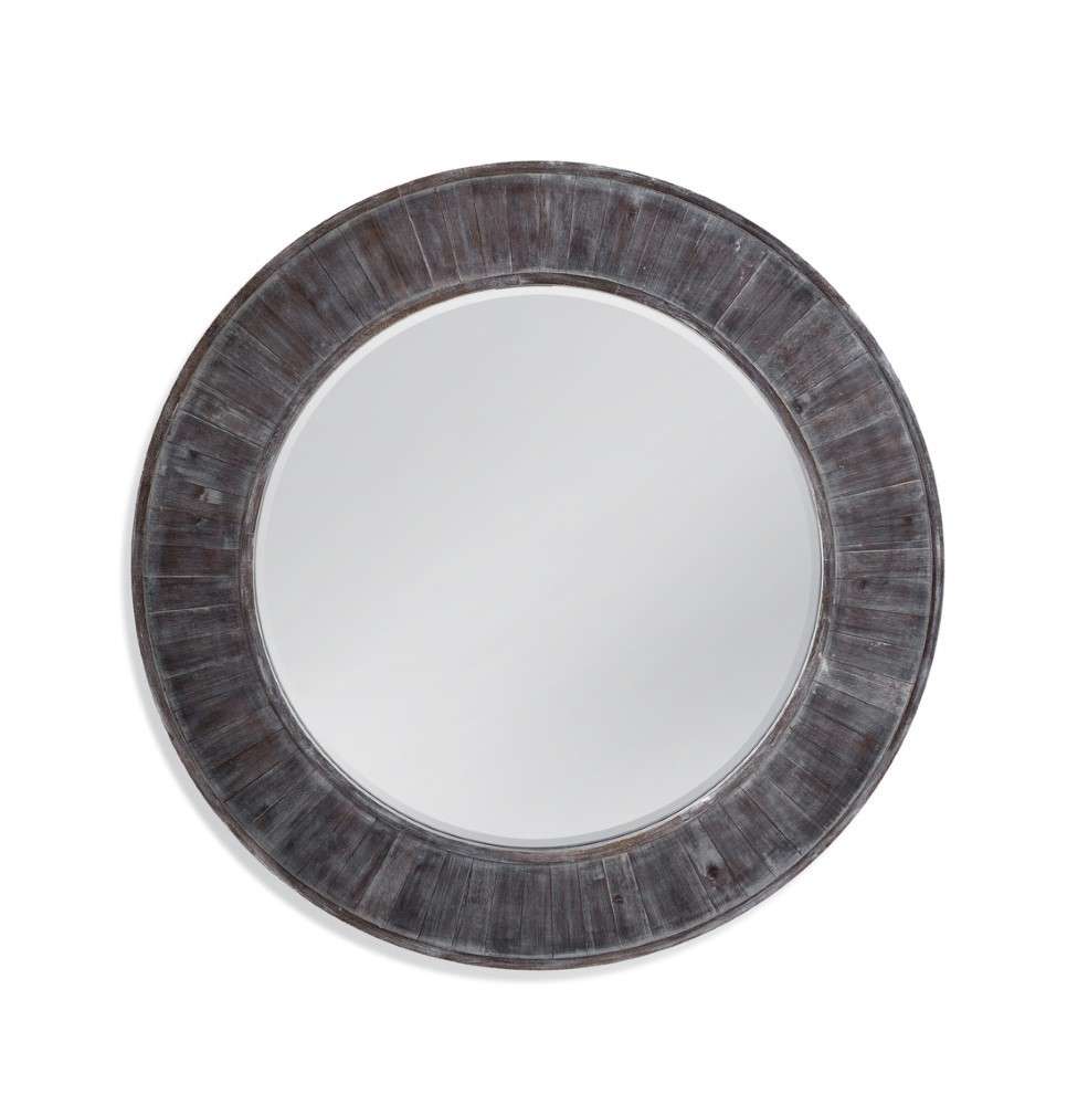 Bassett Mirror - Hunter Round Mirror - M4448BEC veiw 1