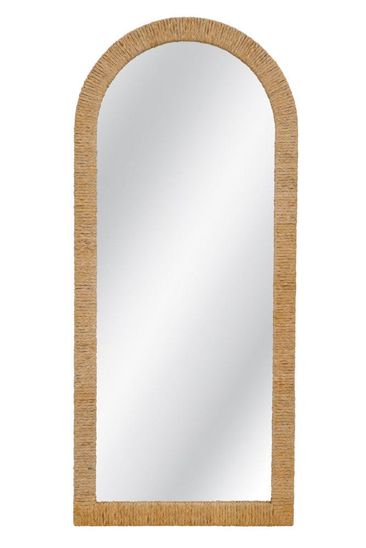 Bassett Mirror - Jaleene Floor Mirror in Warm Natural Tan - M5279 view 2