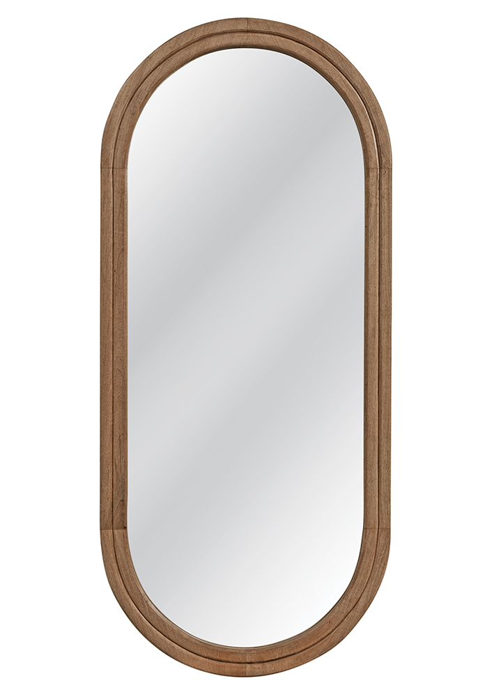Bassett Mirror - Jaxton 72" Natural Oval Wall Mirror - M5295 view 1