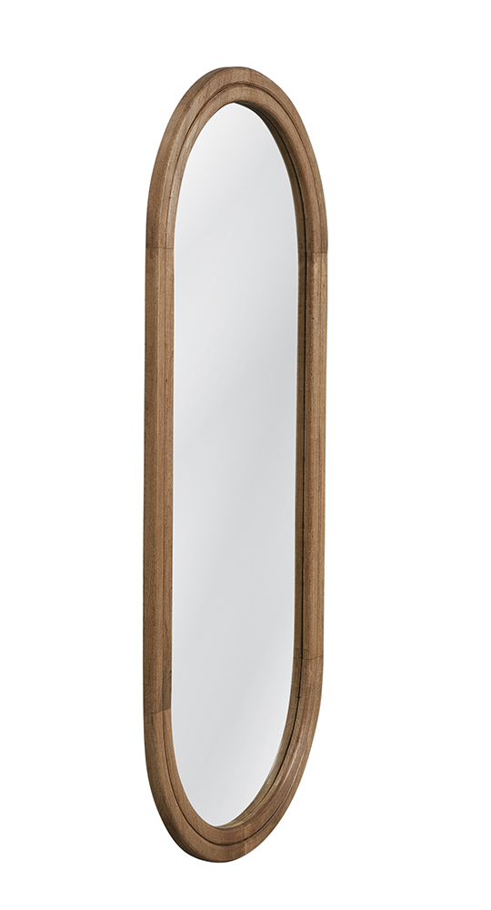Bassett Mirror - Jaxton 72" Natural Oval Wall Mirror - M5295 view 2