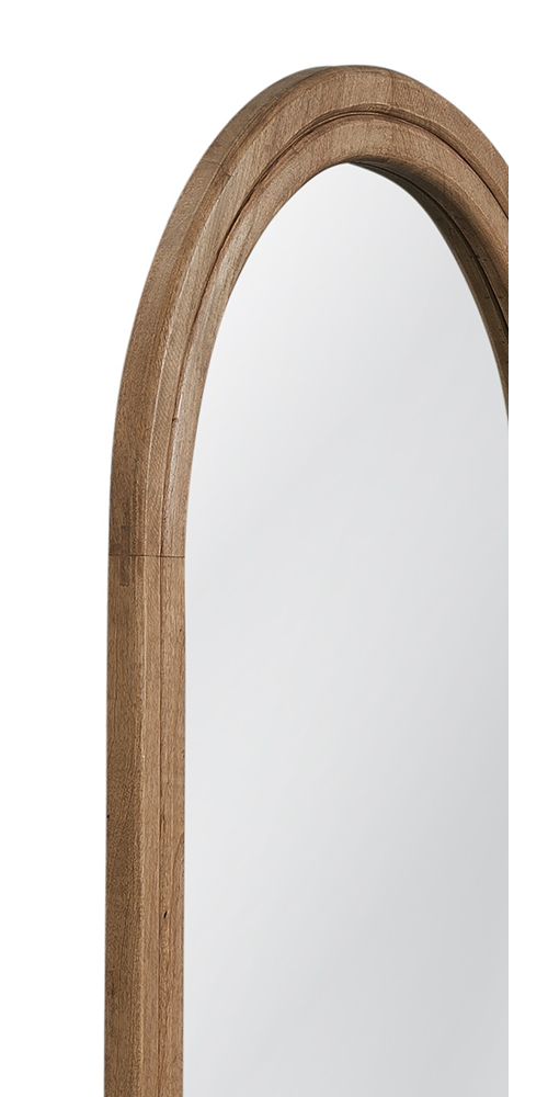 Bassett Mirror - Jaxton 72" Natural Oval Wall Mirror - M5295 view 3