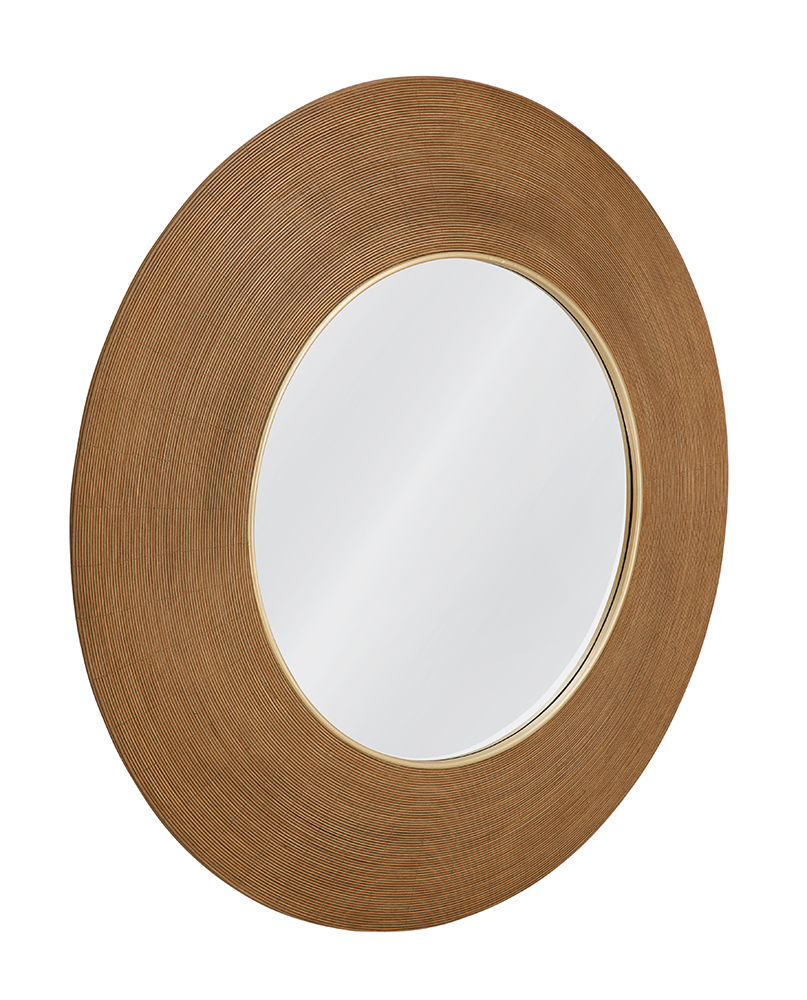Bassett Mirror - June 48" Natural Rattan Round Wall Mirror - M5388 view 2