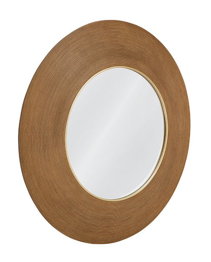 Bassett Mirror - June 48" Natural Rattan Round Wall Mirror - M5388 view 2