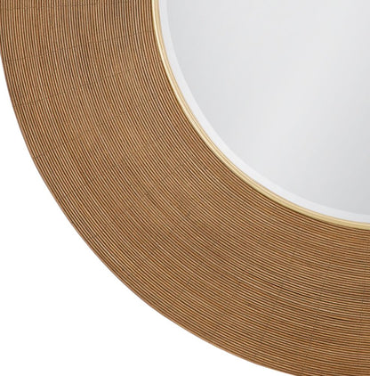 Bassett Mirror - June 48" Natural Rattan Round Wall Mirror - M5388 view 3
