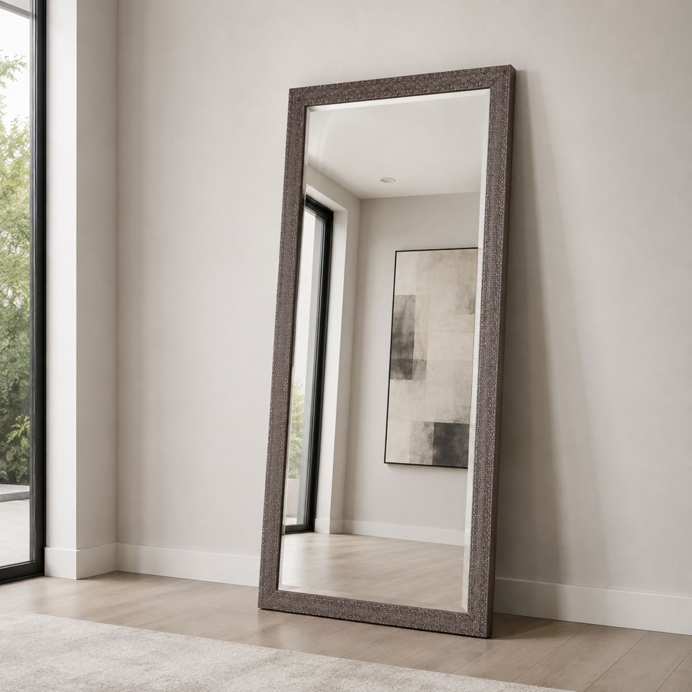Bassett Mirror - Juniper 77" Silver Floor Mirror - M5048B view 4