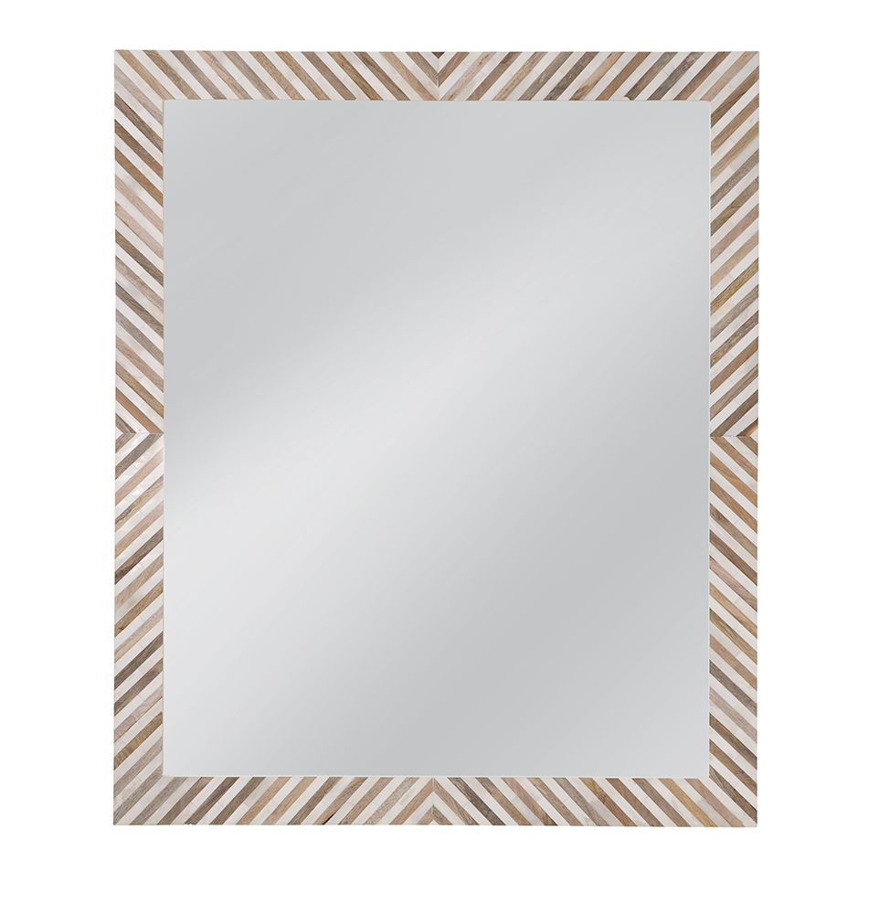 Bassett Mirror - Karl 48" Natural Rectangular Wall Mirror - M5215 view 1