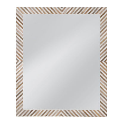 Bassett Mirror - Karl 48" Natural Rectangular Wall Mirror - M5215 view 1