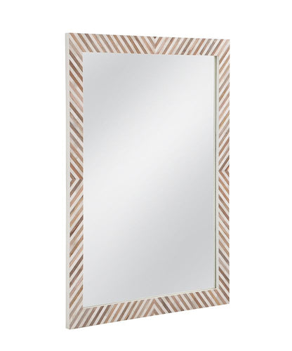 Bassett Mirror - Karl 48" Natural Rectangular Wall Mirror - M5215 view 2
