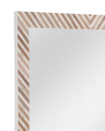 Bassett Mirror - Karl 48" Natural Rectangular Wall Mirror - M5215 view 3