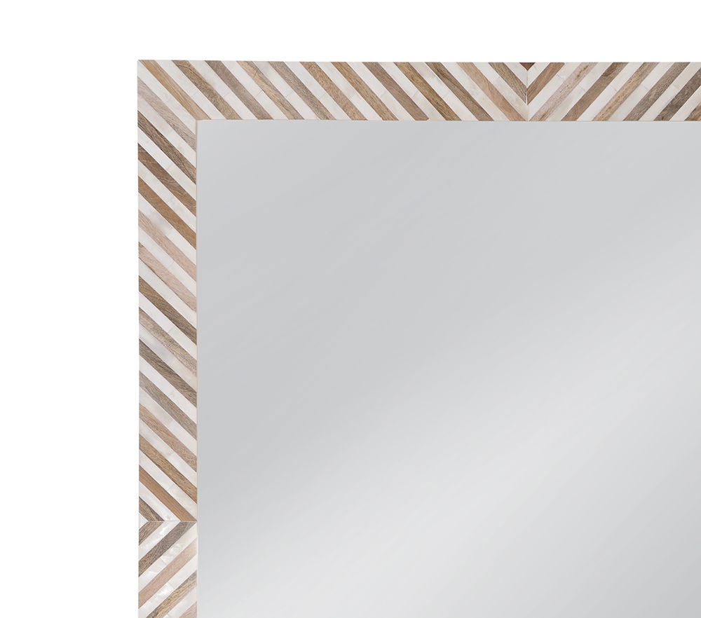 Bassett Mirror - Karl 48" Natural Rectangular Wall Mirror - M5215 view 4