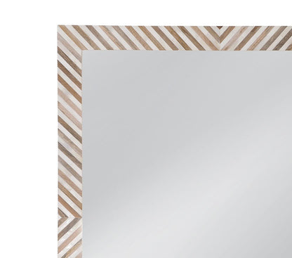 Bassett Mirror - Karl 48" Natural Rectangular Wall Mirror - M5215 view 4