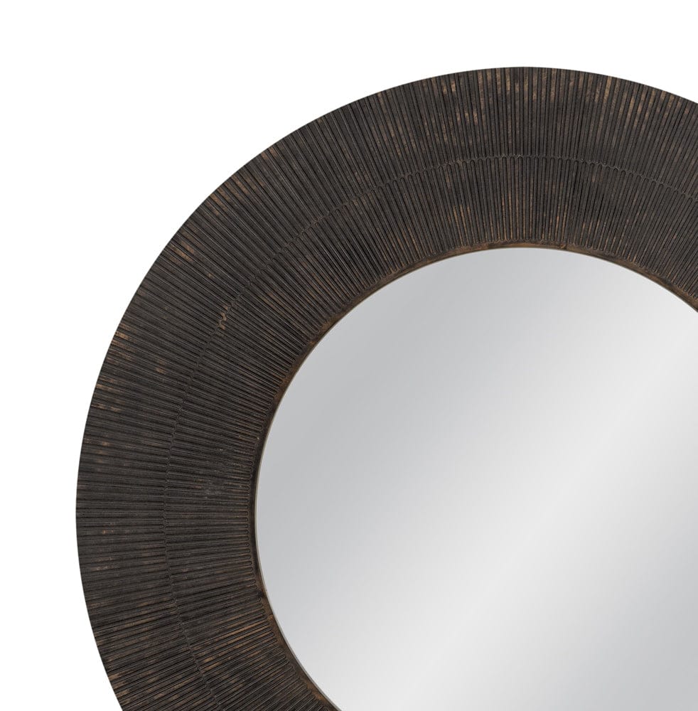 Bassett Mirror - Karolina Wall Mirror in Matte Black - M5264 view 4