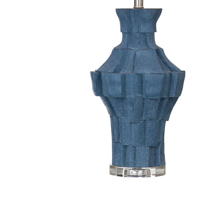 Bassett Mirror - Kenora 30" Blue Resin Table Lamp - L4639T view 3