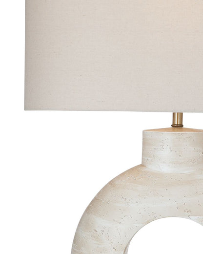 Bassett Mirror - Kent 30" Cream Resin Table Lamp - L4606T view 3