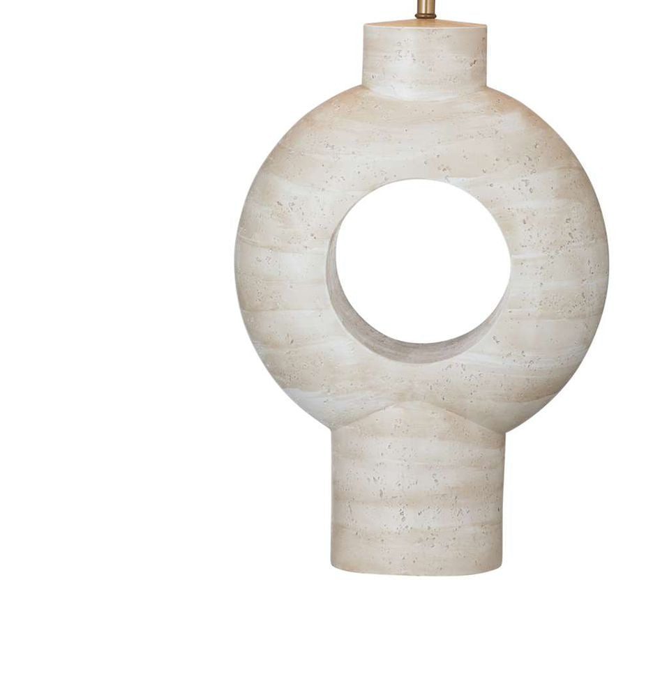 Bassett Mirror - Kent 30" Cream Resin Table Lamp - L4606T view 4
