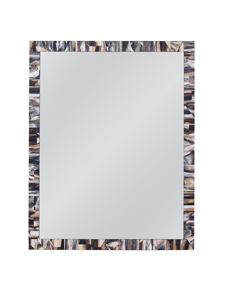 Bassett Mirror - Kervo 58" Black Rectangular Wall Mirror - M5218 view 1