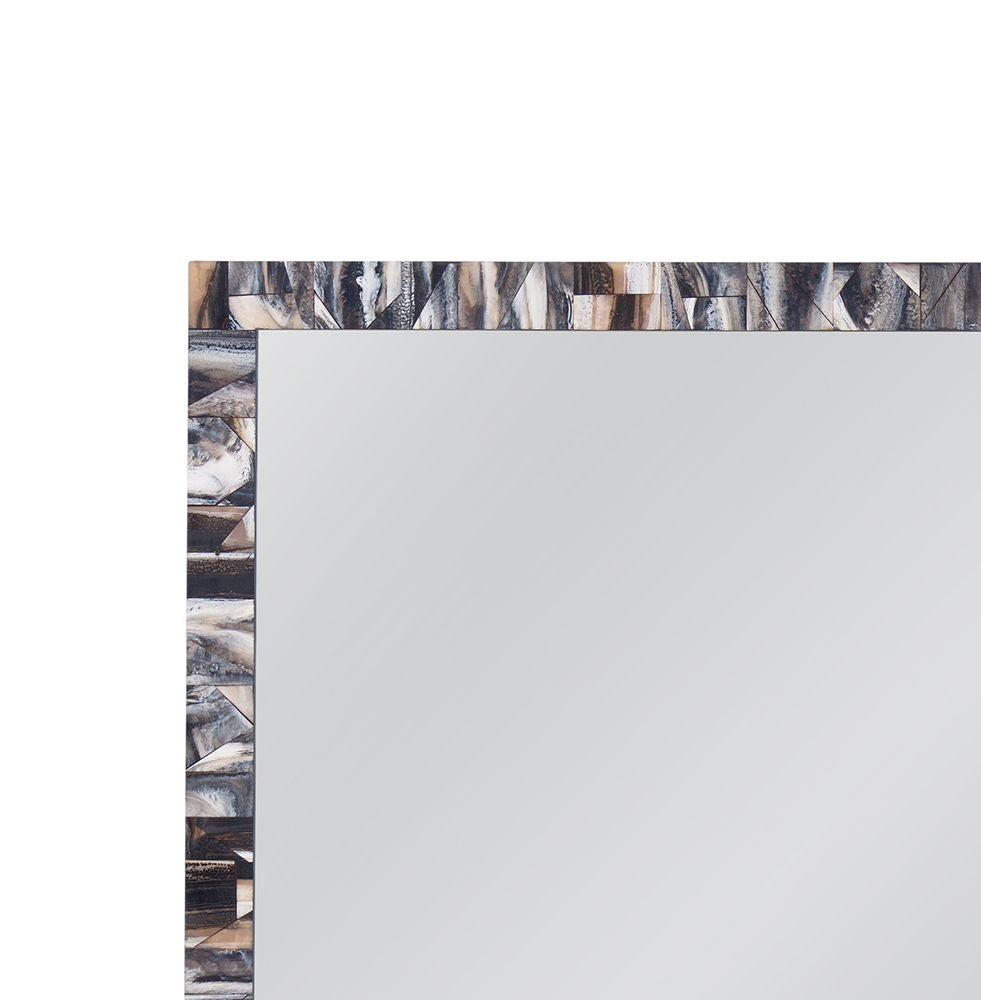 Bassett Mirror - Kervo 58" Black Rectangular Wall Mirror - M5218 view 4