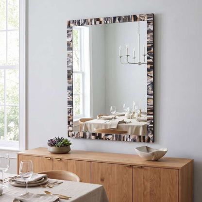 Bassett Mirror - Kervo 58" Black Rectangular Wall Mirror - M5218 view 5