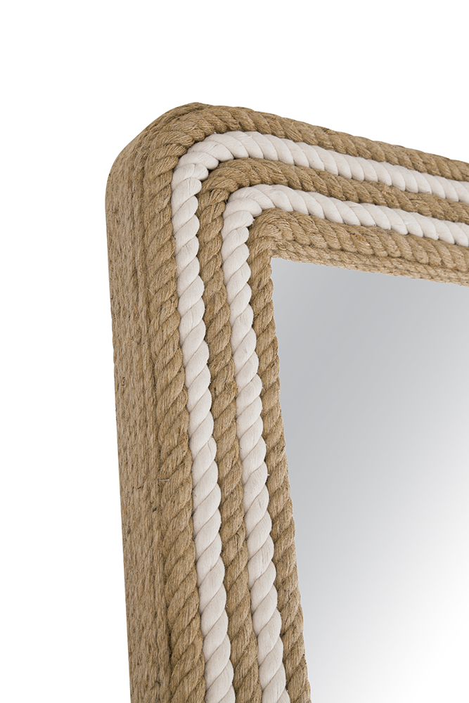 Bassett Mirror - Kiko 80" White Floor Mirror - M4957 view 2