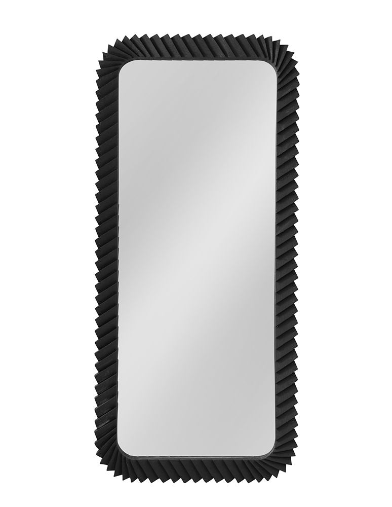Bassett Mirror - Kindlow 78" Black Floor Mirror - M5210 view 1