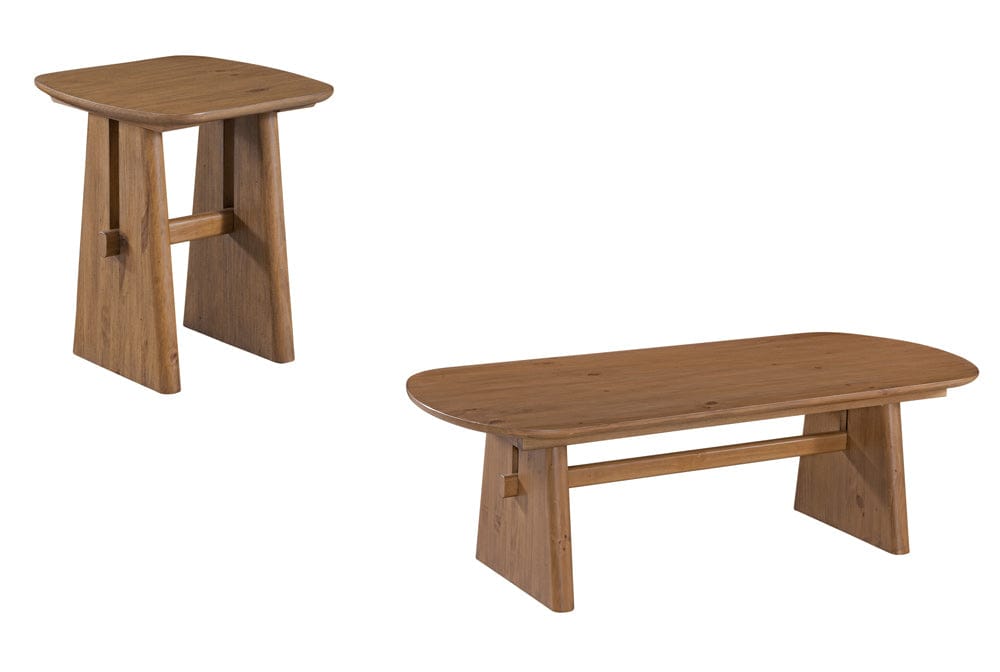 Bassett Mirror - Knox Coffee Table in Natural Pine - 6022-LR-100 view 4
