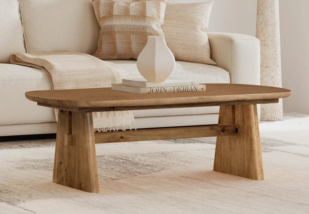 Bassett Mirror - Knox Coffee Table in Natural Pine - 6022-LR-100 view 5