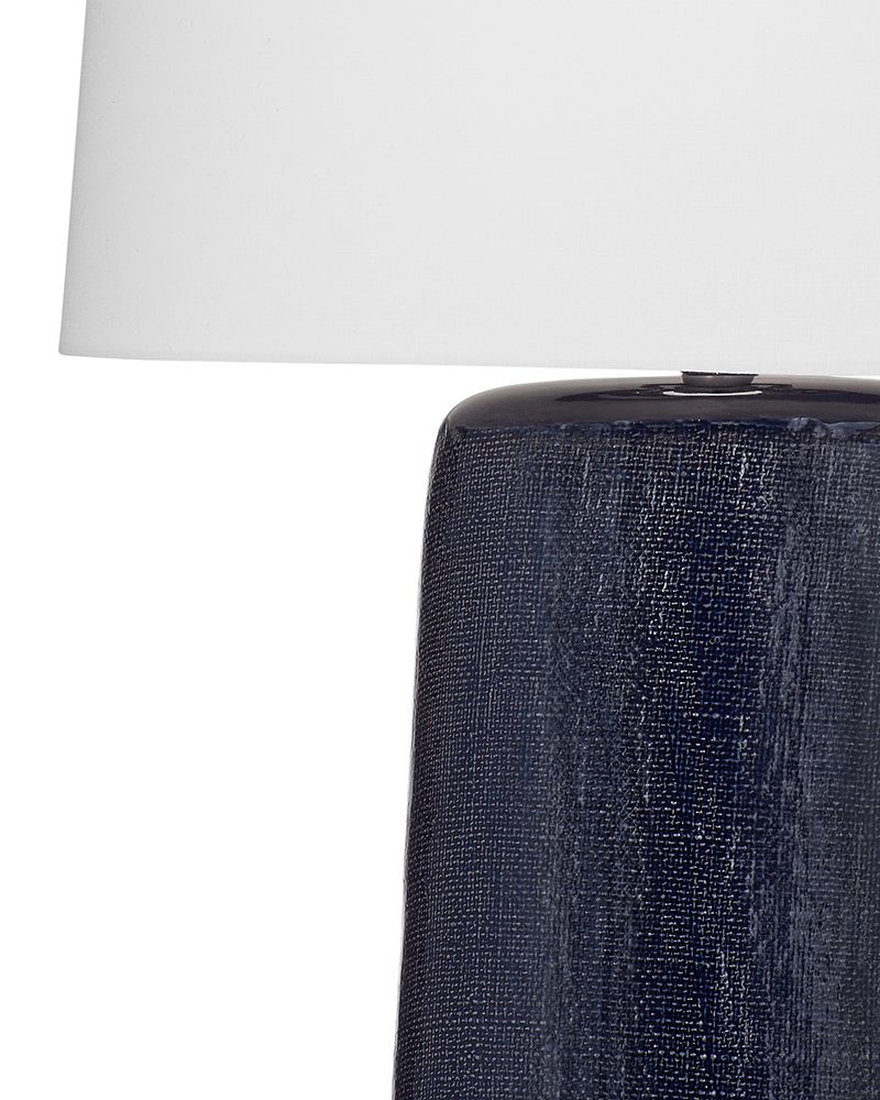 Bassett Mirror - Lancaster 32" Blue Ceramic Table Lamp - L4514T view 3