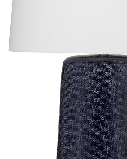 Bassett Mirror - Lancaster 32" Blue Ceramic Table Lamp - L4514T view 3