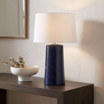 Bassett Mirror - Lancaster 32" Blue Ceramic Table Lamp - L4514T view 5