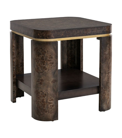 Bassett Mirror - Langford Black Burl End Table - 6031-LR-250 view 1