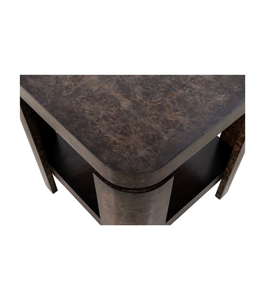 Bassett Mirror - Langford Black Burl End Table - 6031-LR-250 view 4