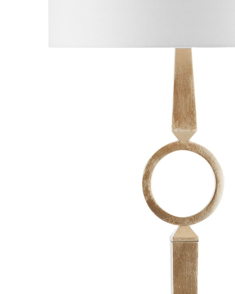 Bassett Mirror - Langley 67" Gold Metal Floor Lamp - L4621F view 2
