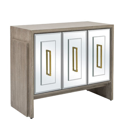 Bassett Mirror - Lansing 40" Cerused Gray Oak Three-Door Storage Cabinet - 2542-DR-576 view 1