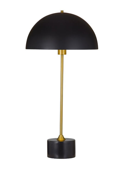 Bassett Mirror - Latham 30" Black Metal and Marble Table Lamp - L4801T view 1