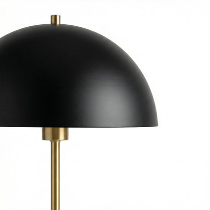 Bassett Mirror - Latham 30" Black Metal and Marble Table Lamp - L4801T view 2