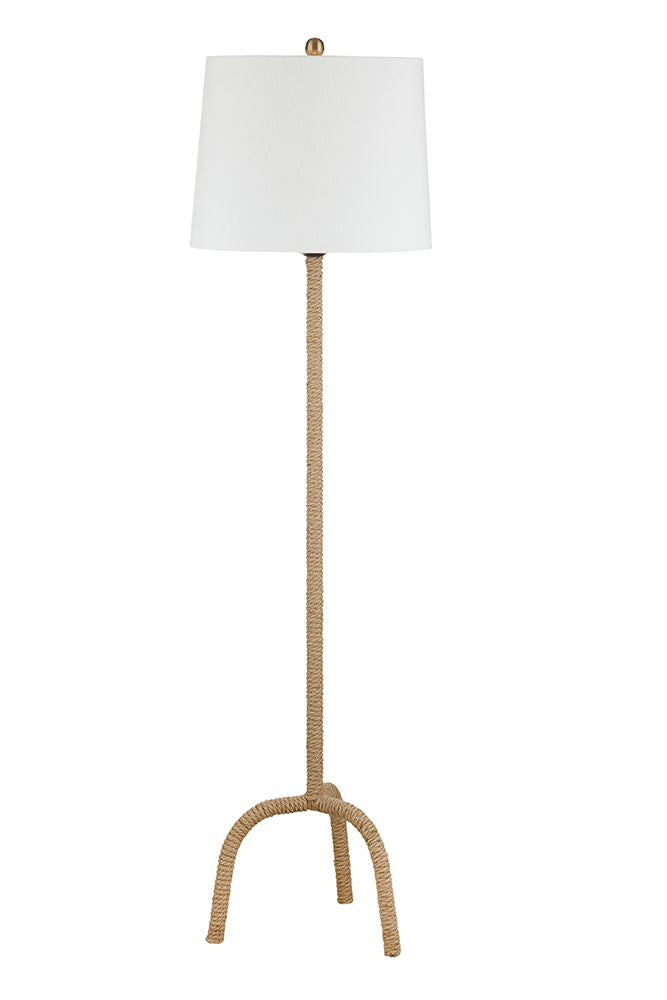 Bassett Mirror - Laxford 61" Natural Rope Floor Lamp - L4720F view 1