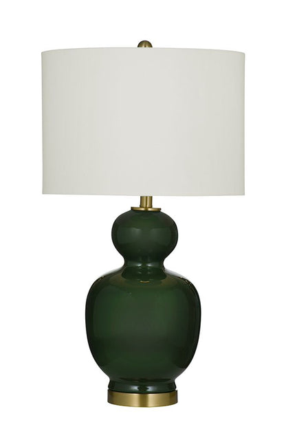 Bassett Mirror - Layla 28" Green Ceramic Table Lamp - L4660T view 1