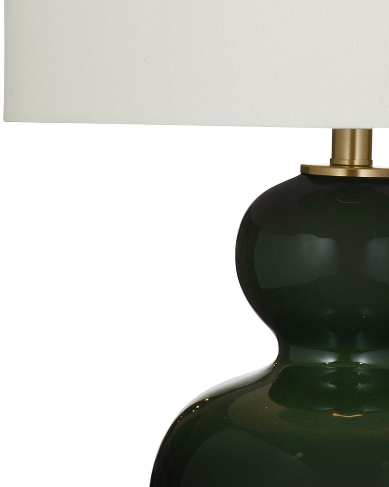 Bassett Mirror - Layla 28" Green Ceramic Table Lamp - L4660T view 2
