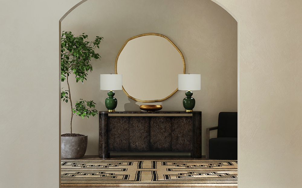 Bassett Mirror - Layla 28" Green Ceramic Table Lamp - L4660T view 8