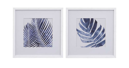 Bassett Mirror - Leaves (Set of 2) Artwork - 7300-937 view 1