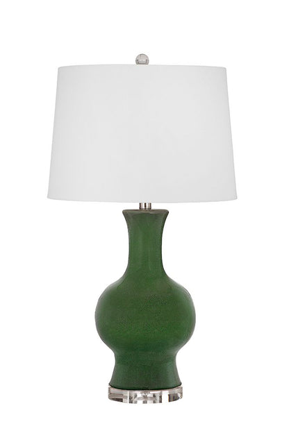 Bassett Mirror - Leithen 29" Green Ceramic Table Lamp - L4719T view 1