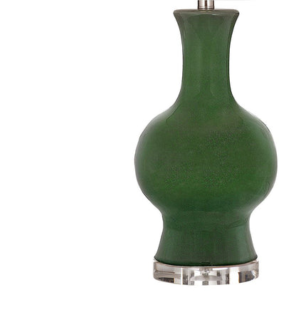 Bassett Mirror - Leithen 29" Green Ceramic Table Lamp - L4719T view 3