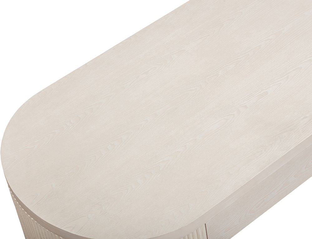 Bassett Mirror - Lena Washed White Oak Coffee Table - 6012-LR-140 view 4