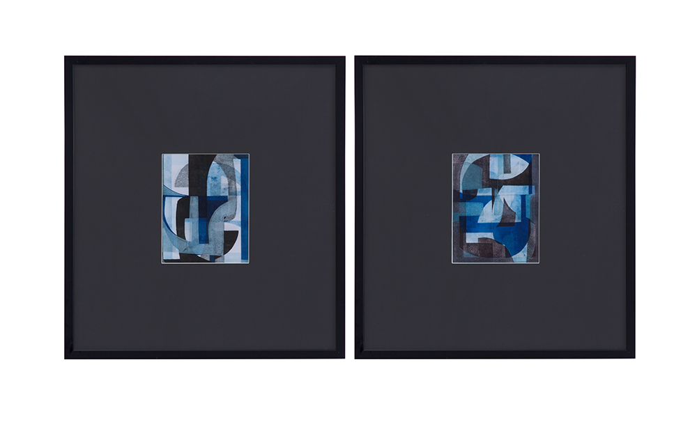 Bassett Mirror - Leo Black Framed Print (Set of 2) - 9902-238-000 view 1