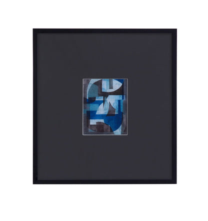 Bassett Mirror - Leo II Framed Print in Matte Black Frame - 9902-238B view 1