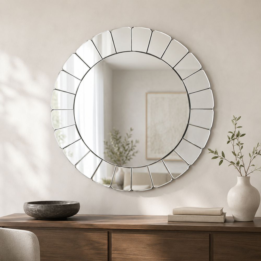 Bassett Mirror - Leona 40" Clear Round Wall Mirror - M5158 view 5